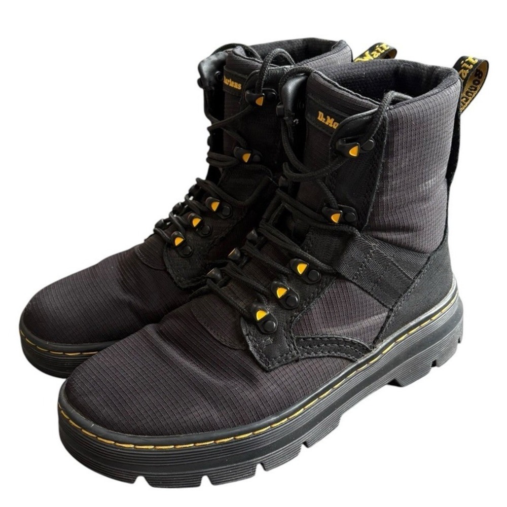 Dr. Martens Combs Tech II Combat Boots In Black Men's 6 Woman's 7